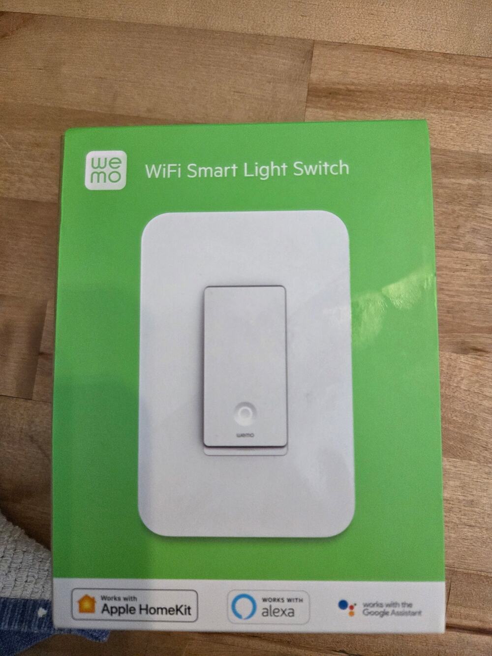 Wemo WiFi Smart Light Switch (Brand New) - Apple HomeKit, Alexa, Google